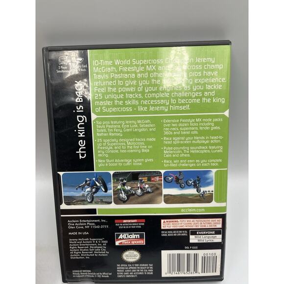 Jeremy McGrath Supercross World - Nintendo GameCube - Tested - Picture 3 of 8